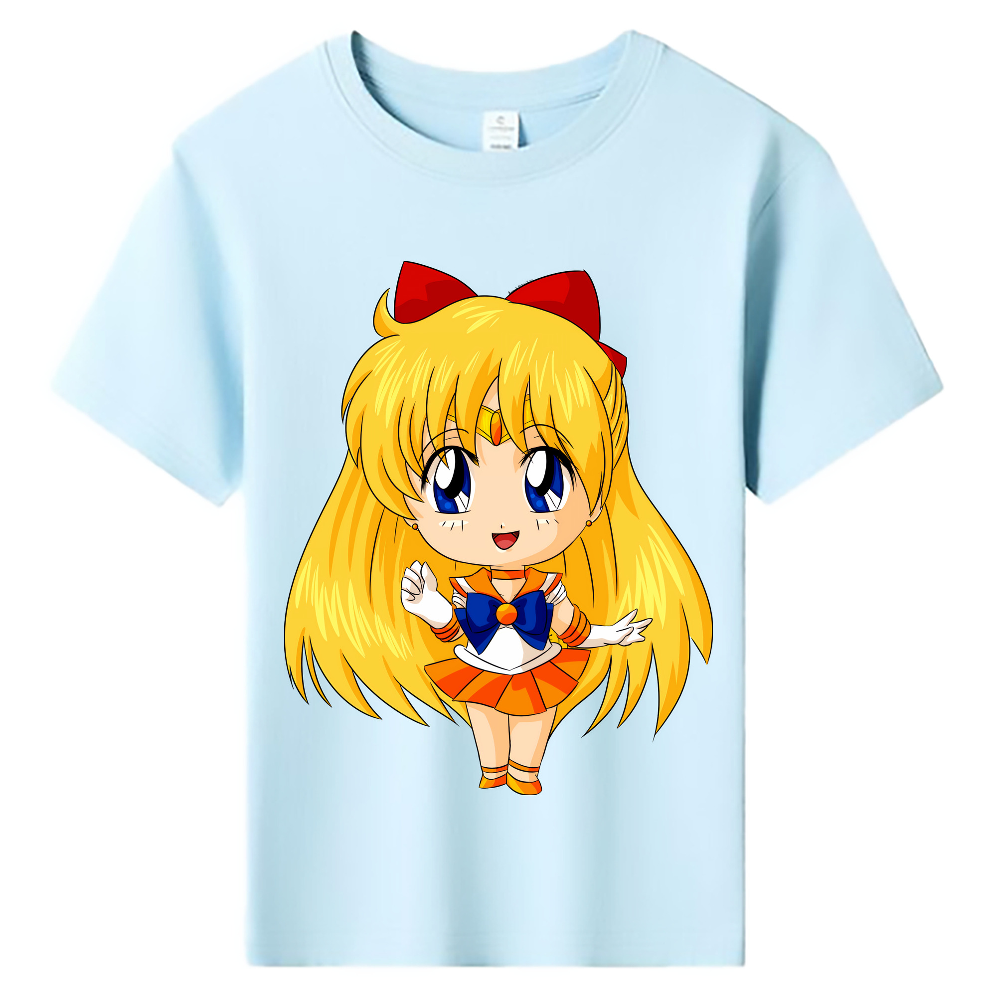 （画像用） 美少女戦士セーラームーン 愛野 美奈子 あいの みなこ Sailor Moon Aino Minako 綿100％キッズTシャツ（フロントプリント）